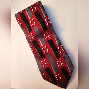 Ziggurat Mulberry Necktie